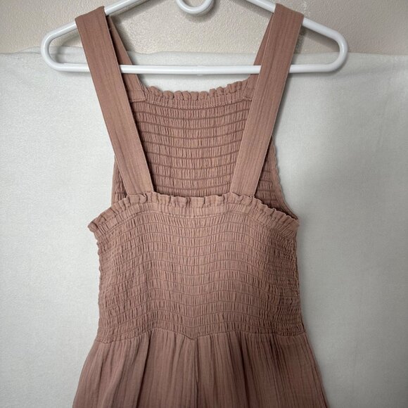 Faherty Womens Diego Sleeveless Organic Gauzy Cotton Jumpsuit Size S Pale Pink - Picture 4 of 13